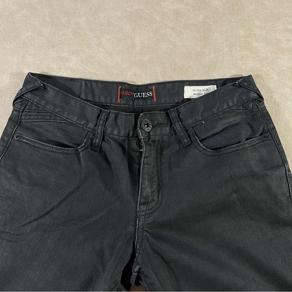 Guess Ultra Slim McCrae Fit Black Pants Size 29x32 - Picture 2 of 9